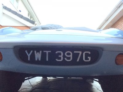 New Number Plate.JPG and 